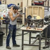 L’atelier d’Erwan Boulloud à Mozinor